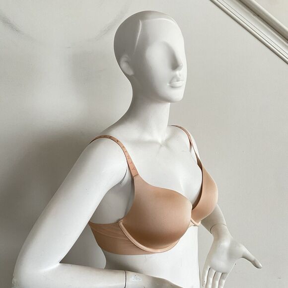 Savage X Fenty Bra 38D Nude Microfiber Push-up Cage Back Contemporary - Picture 10 of 10